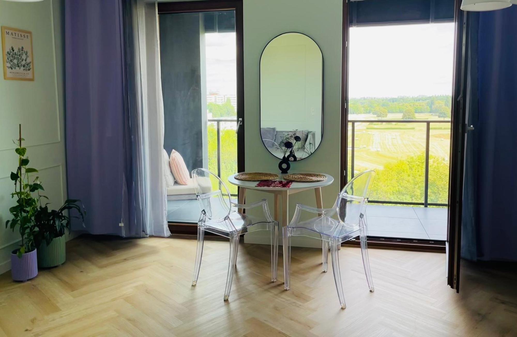 Warsaw Airport Wyscigi - City And Green View Apartment With Underground Garage Exteriér fotografie